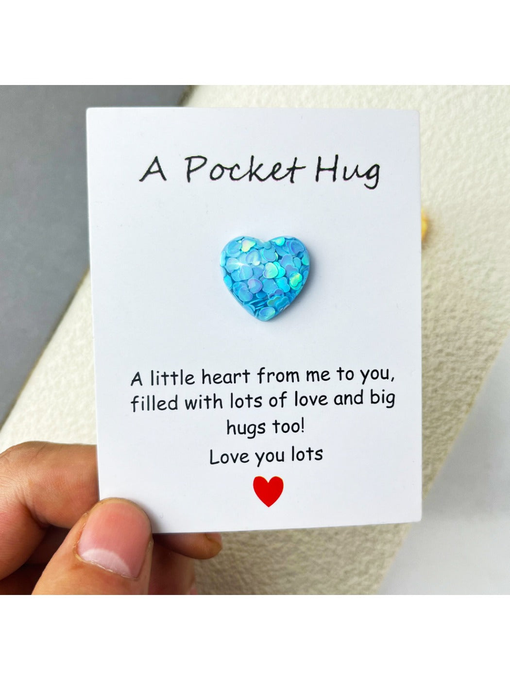 Taphug - Pocket Hug Colorful Resin Heart