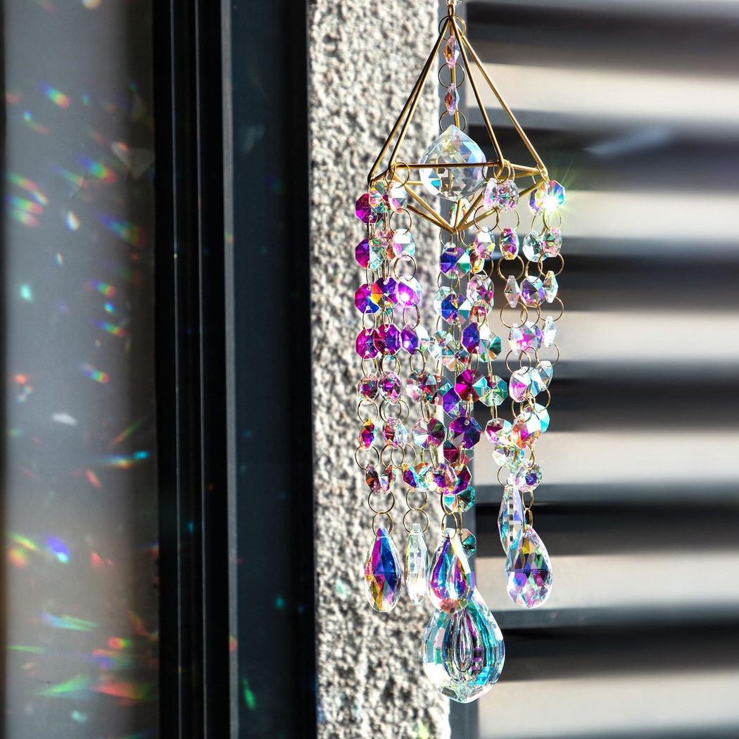 Somnira - Art-deco Raindrop Teardrop Wind Chime