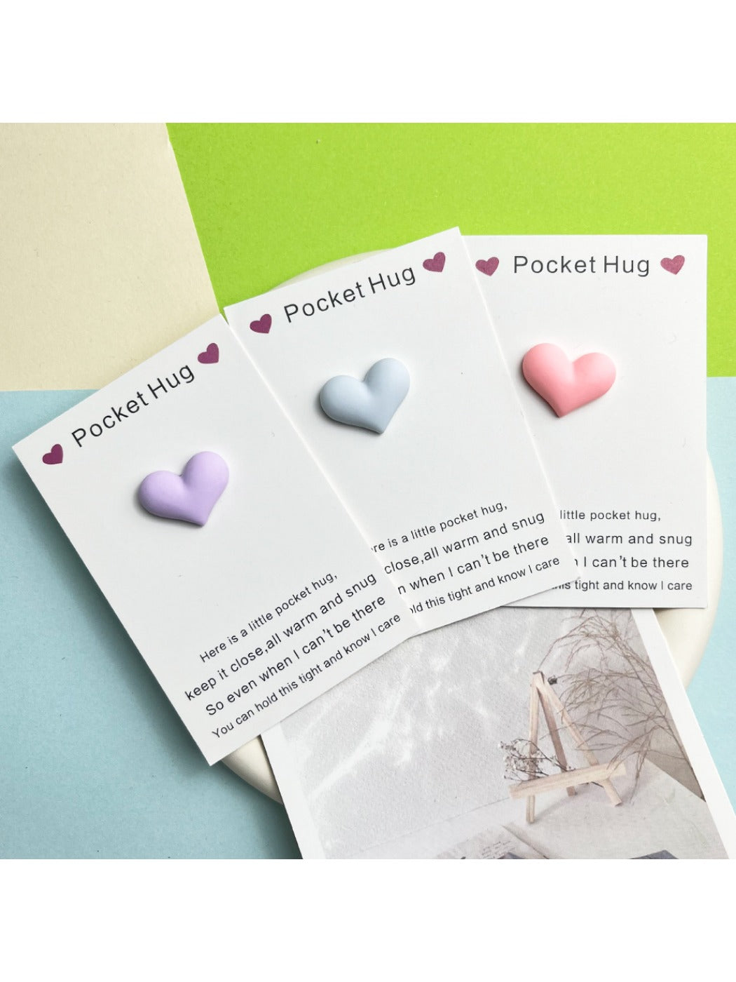 Taphug - Pocket Hug Macaron Color Heart