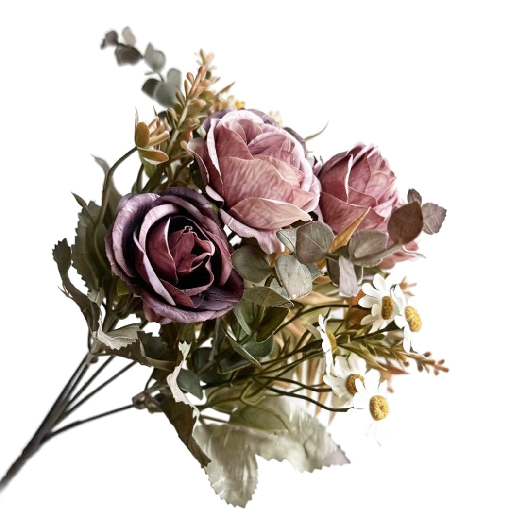Roselle - Victorian Style Rose Artificial Flowers Bouquet