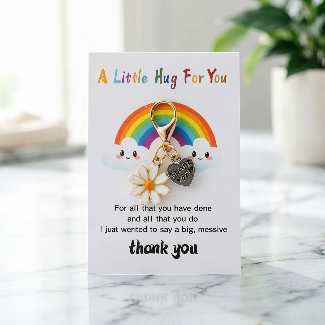 Taphug - Pocket Hug Rainbow Heart Daisy