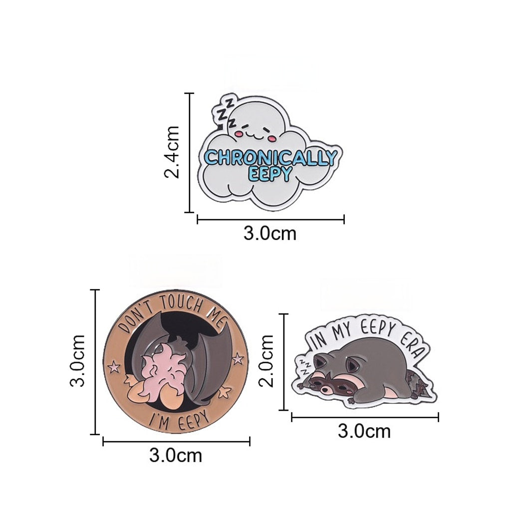 Pinori - Cartoon Animal Shape Decorative Lapel Brooch