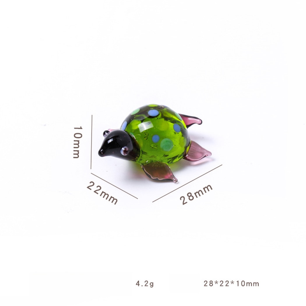 Glasira - Modern Simple Colorful Turtle Ornament