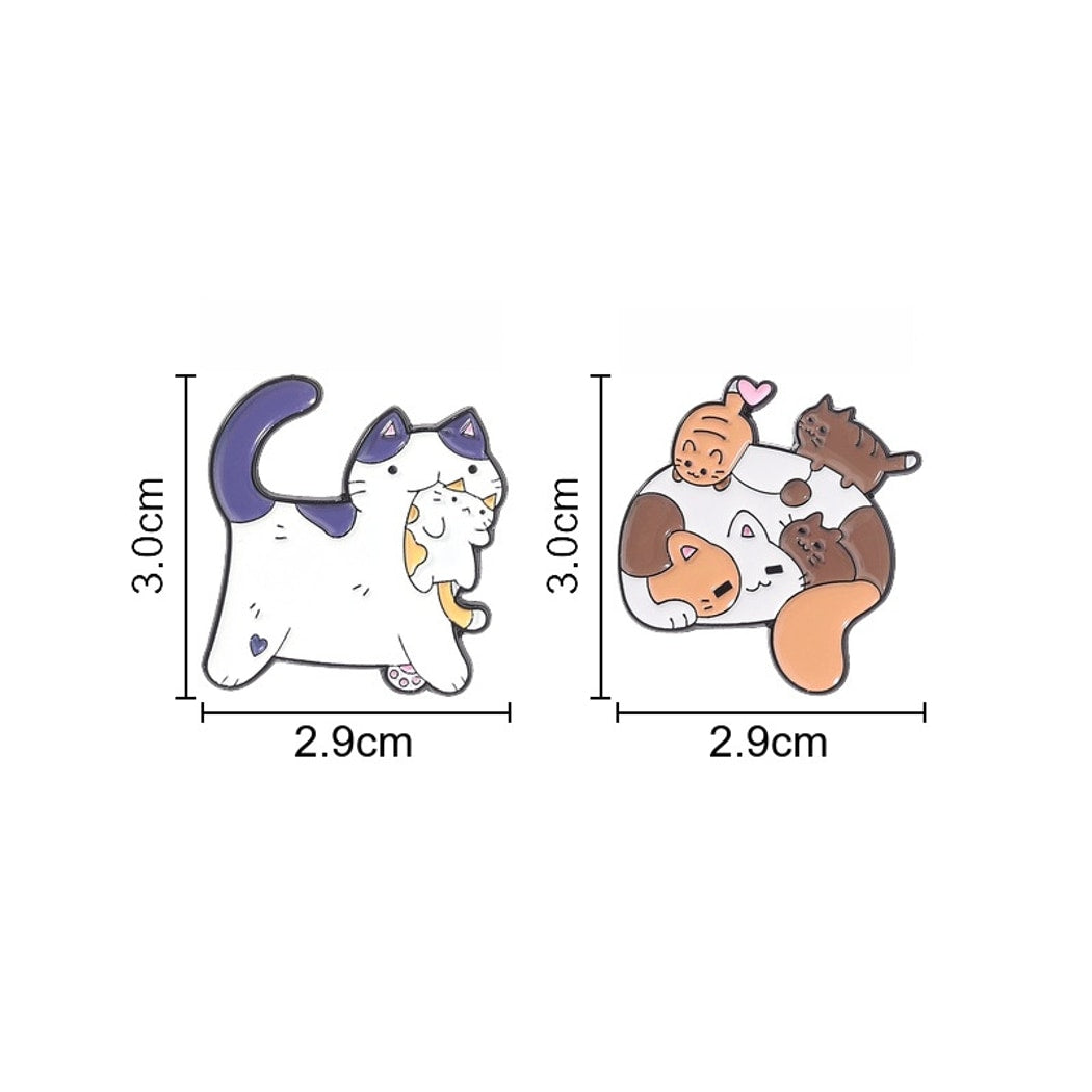 Pinori - Simple Animal Theme Cat Pin