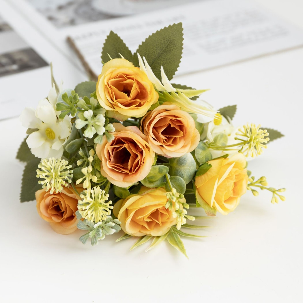 Roselle - Romantic Style Artificial Rose Bouquet