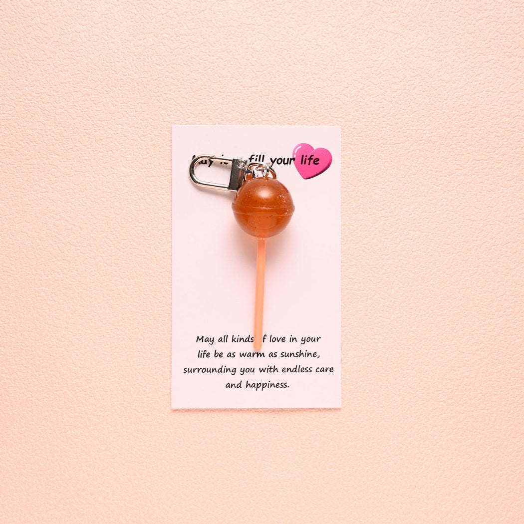 Taphug - Pocket Hug Cartoon Lollipop Keychain Charm