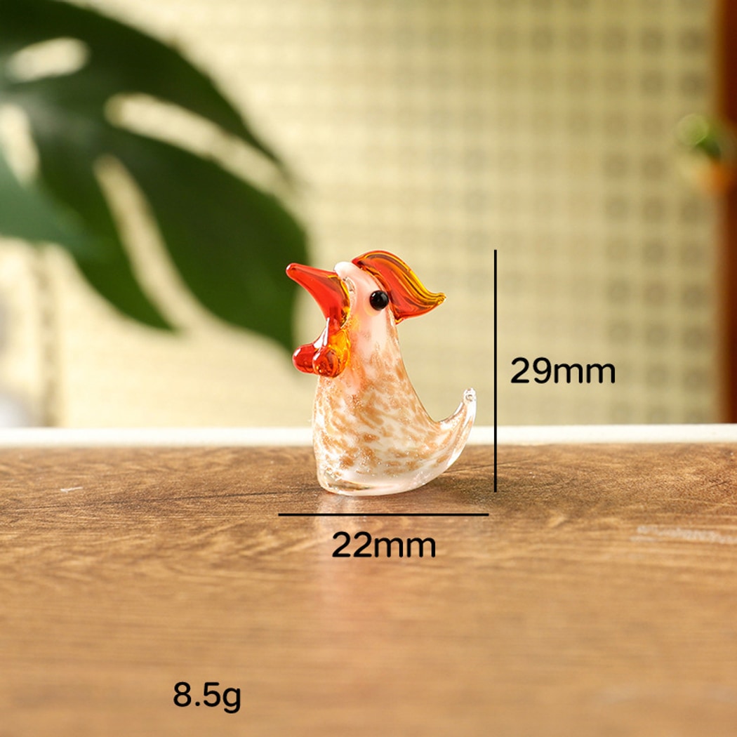 Glasira - Cute Animal Rooster Desk Ornament