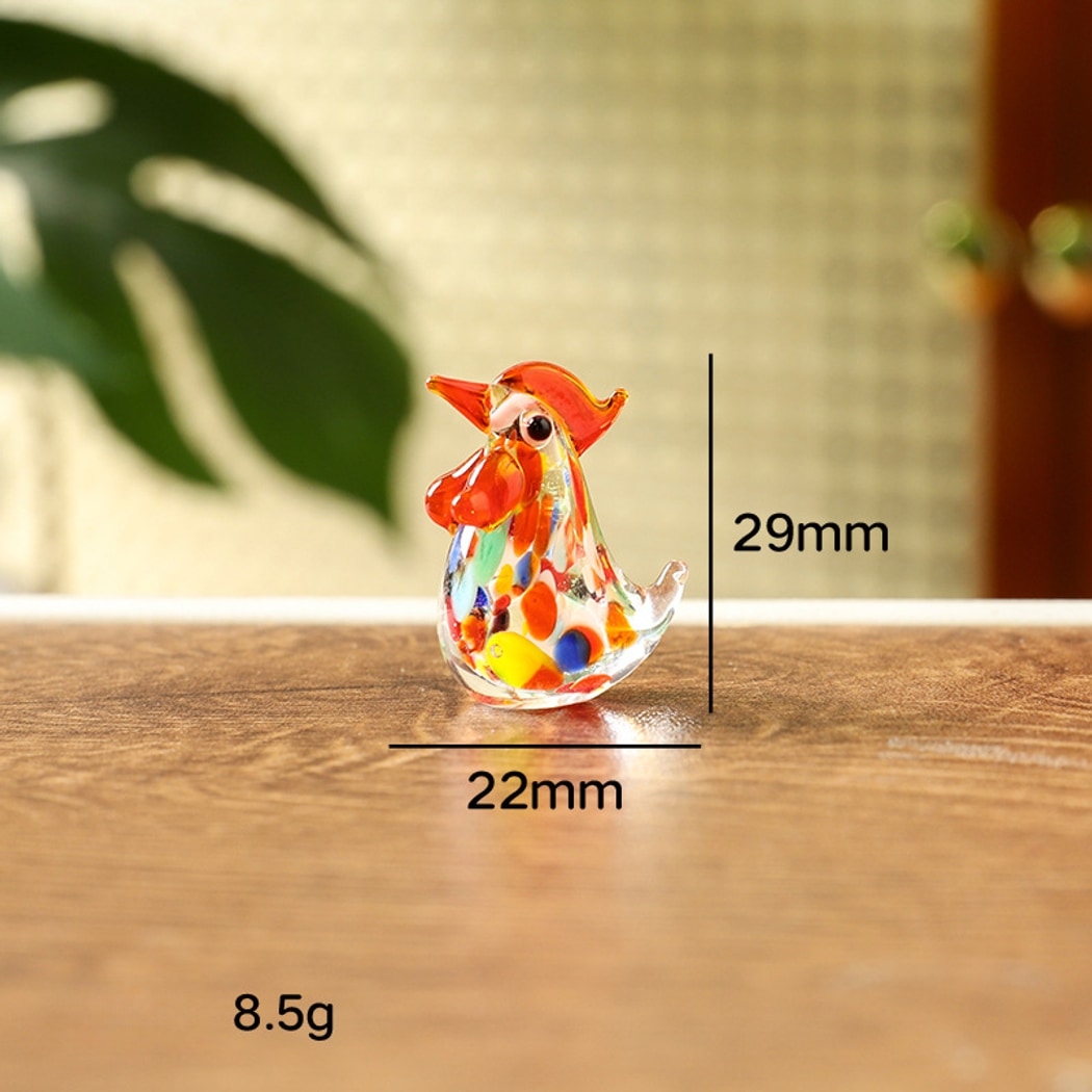 Glasira - Cute Animal Rooster Desk Ornament