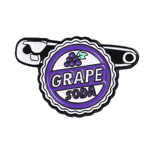 Pinori - Grape Soda Bottle Cap Brooch