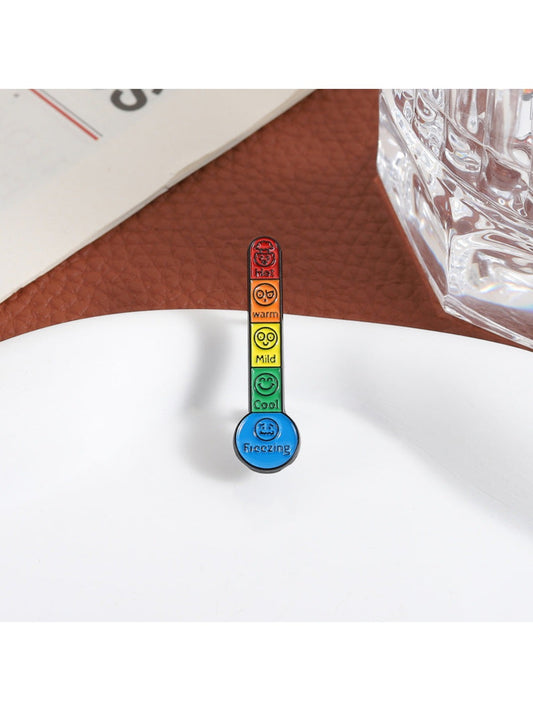 Pinori - Trendy Mood Thermometer Brooch Lapel Pin